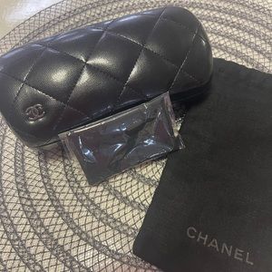 Authentic preowned Chanel eyeglass case